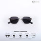 Vizag Prism - Harbor Smoke Polarized Hexagon Sunglasses - RB2614