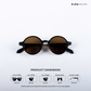 Pondy Palette - Bark Bloom Round Sunglasses - RB2548