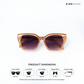Kochi Gaze - Marigold Tint Cateye Sunglasses - RB2601