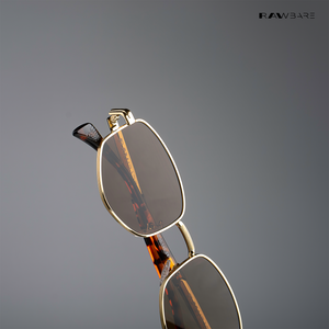 Jodhpur Noir - Burnished Gold Geometric Sunglasses - RB2669