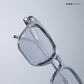 Quadra - Grey Polarized Square Sunglasses - RB2414