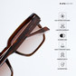 Classic Roamer - Brown Polarized Wayfarer Sunglasses - RB2453
