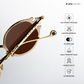 Jaisalmer Glow - Hazel Gleen Polarized Oval Sunglasses - RB2666