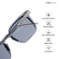 Quadra - Grey Square Sunglasses - RB2414