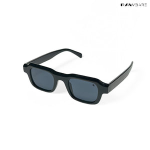 Lilrecta - All Black Rectangle Sunglasses - RB2524