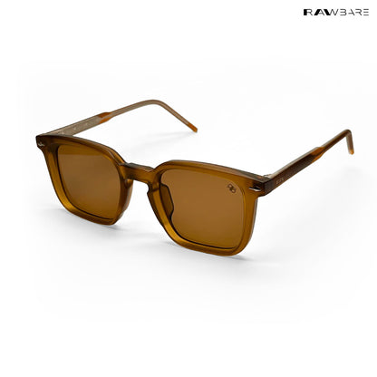 Quadra - Brown Polarized Square Sunglasses - RB2428