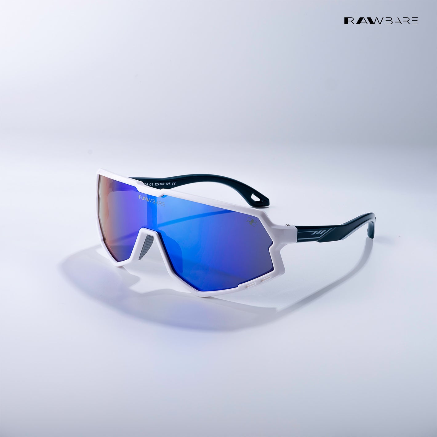 Power Sprint - Glacier Kids Polarized Wrap Around Sunglasses - RBK2539
