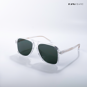 Patiala Drop - Glass Grove Geometric Aviator Sunglasses - RB2543