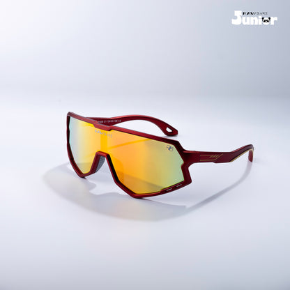 Power Sprint - Lava Kids Polarized Wrap Around Sunglasses - RBK2538