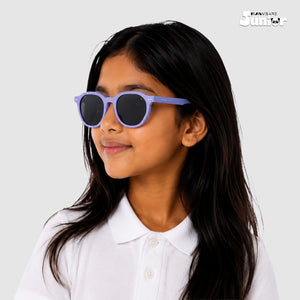 Mini Maven - Lilac Kids Polarized Wayfarer Sunglasses - RBK2502