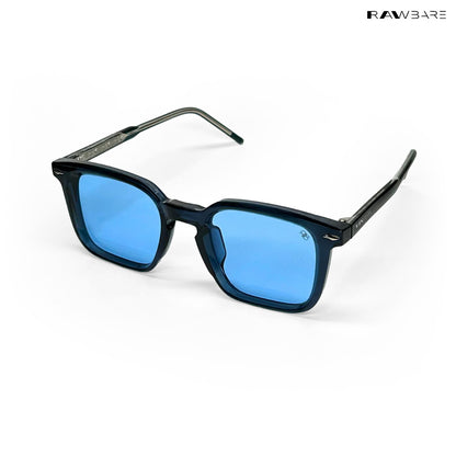 Quadra - Blue Polarized Square Sunglasses - RB2440