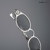 Jaisalmer Glow - Molten Metal Polarized Oval Sunglasses - RB2667