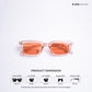 Sol - Amber Rectangle Sunglasses - RB2466