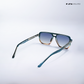 Amritsar Aura - Honey Fade Geometric Aviator Sunglasses - RB2587