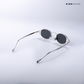 Jaisalmer Glow - Molten Metal Polarized Oval Sunglasses - RB2667