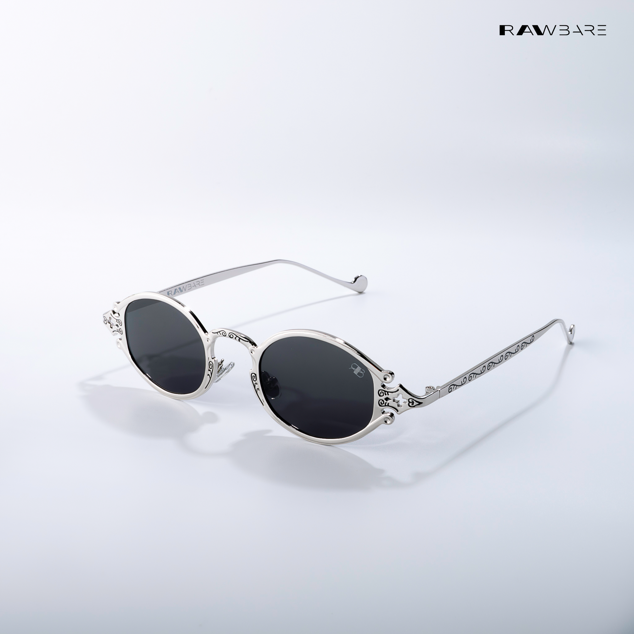 Jaisalmer Glow - Molten Metal Polarized Oval Sunglasses - RB2667