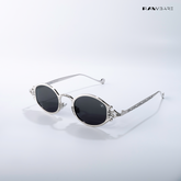 Jaisalmer Glow - Molten Metal Polarized Oval Sunglasses - RB2667