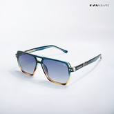 Amritsar Aura - Honey Fade Geometric Aviator Sunglasses - RB2587
