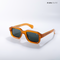 Angular Aura - Maple Polarized Rectangle Sunglasses- RB2450