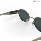 Lunar - Silver Black Oval Sunglasses - RB2432