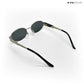Lunar - Silver Black Oval Sunglasses - RB2432