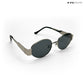 Lunar - Silver Black Oval Sunglasses - RB2432