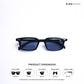 Sol - Black Rectangle Sunglasses - RB2462