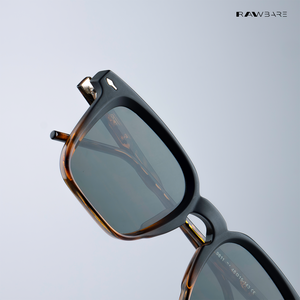 Quadra - Forest Polarized Square Sunglasses - RB2413