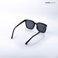 Midnight Gleam - Glossy Black Kids Polarized Square Sunglasses - RBK2544