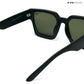 Boxy Bold - Black Green Square Sunglasses - RB2522