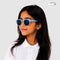 Classic Cub - Navy Shine Kids Polarized Wayfarer Sunglasses - RBK2508