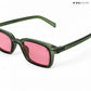 Sol - Jungle Pink Rectangle Sunglasses - RB2465