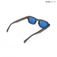 Lilrecta - Grey Blue Rectangle Sunglasses - RB2525