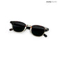 Lucknow Lush - Espresso Gild Polarized Clubmaster Half Rim Sunglasses - RB2659