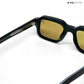 Angular Aura - Dusky Olive Polarized Rectangle Sunglasses - RB2449