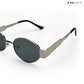 Lunar - Silver Black Oval Sunglasses - RB2432