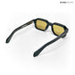 Angular Aura - Dusky Olive Polarized Rectangle Sunglasses - RB2449