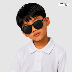 Legacy Cub - Scarlet Jet Kids Polarized Wayfarer Sunglasses - RBK2512