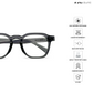 Solar Sleek - Clear Grey Blue Cut Wayfarer Sunglasses - RB2417
