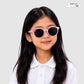 Fairy Bow - Blush Glow Kids Polarized Round Sunglasses - RBK2524