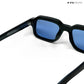 Angular Aura - Midnight Polarized Rectangle Sunglasses - RB2448