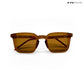 Quadra - Brown Polarized Square Sunglasses - RB2428