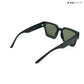 Boxy Bold - Black Green Square Sunglasses - RB2522
