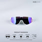 Power Sprint - Glacier Kids Polarized Wrap Around Sunglasses - RBK2539