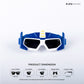 Mode Shift - Navy Circuit Kids Polarized Geometric Sunglasses - RBK2528
