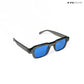 Lilrecta - Grey Blue Rectangle Sunglasses - RB2525