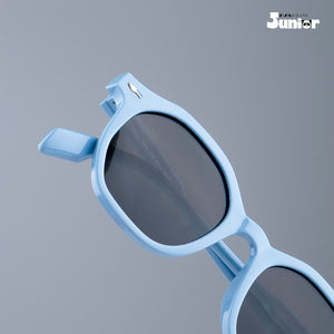 Classic Cub - Navy Shine Kids Polarized Wayfarer Sunglasses - RBK2508