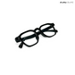 Solar Sleek - Black Blue Cut Wayfarer Sunglasses - RB2509