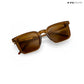 Quadra - Brown Polarized Square Sunglasses - RB2428