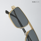 Tyro - Black Gold Flat-Top Square Aviator Sunglasses - RB2685BG